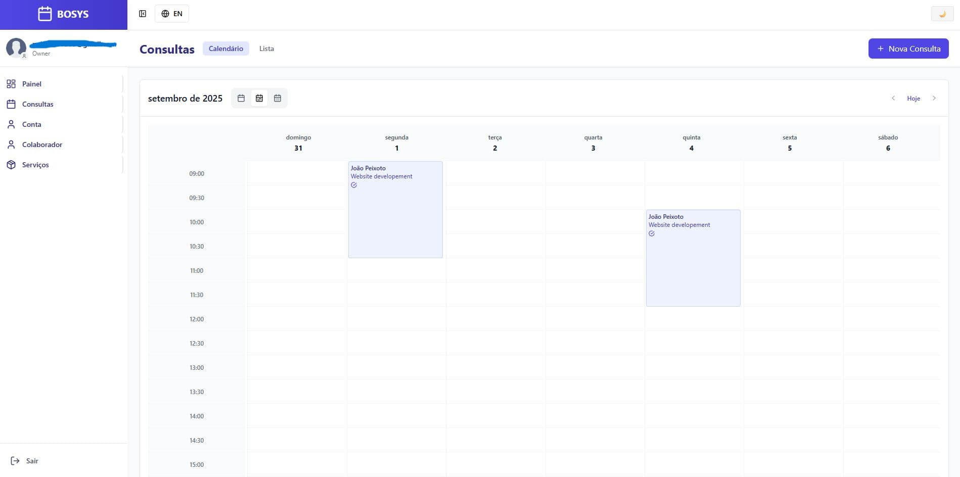 Sistema de Gestão Clínica